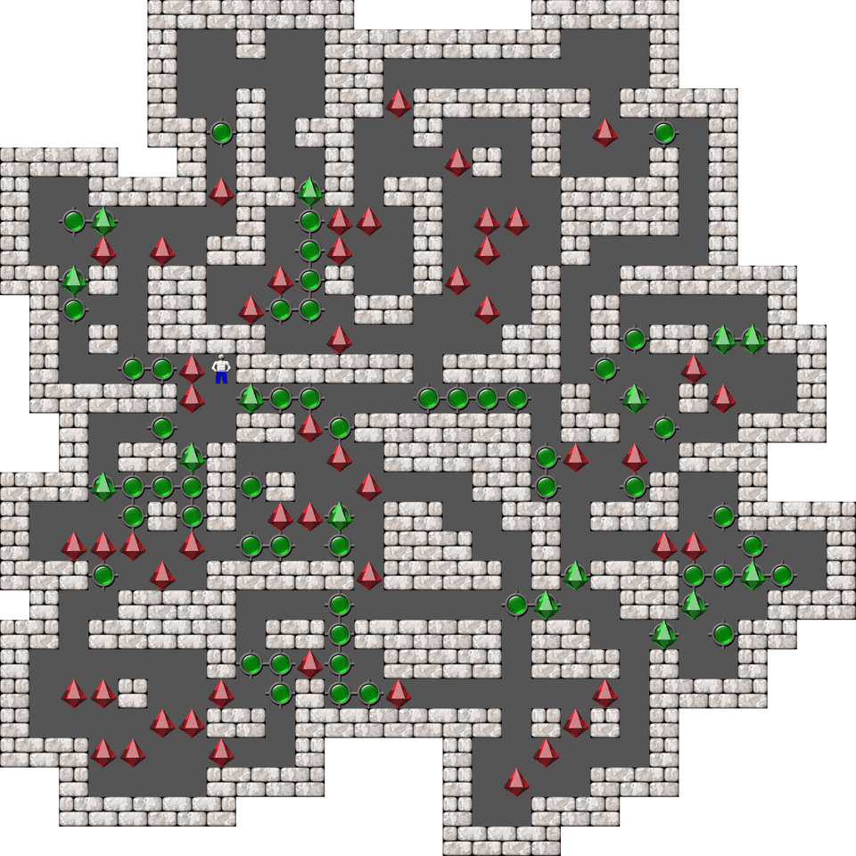 Sokoban Kevin B. Reilly Arranged level 105